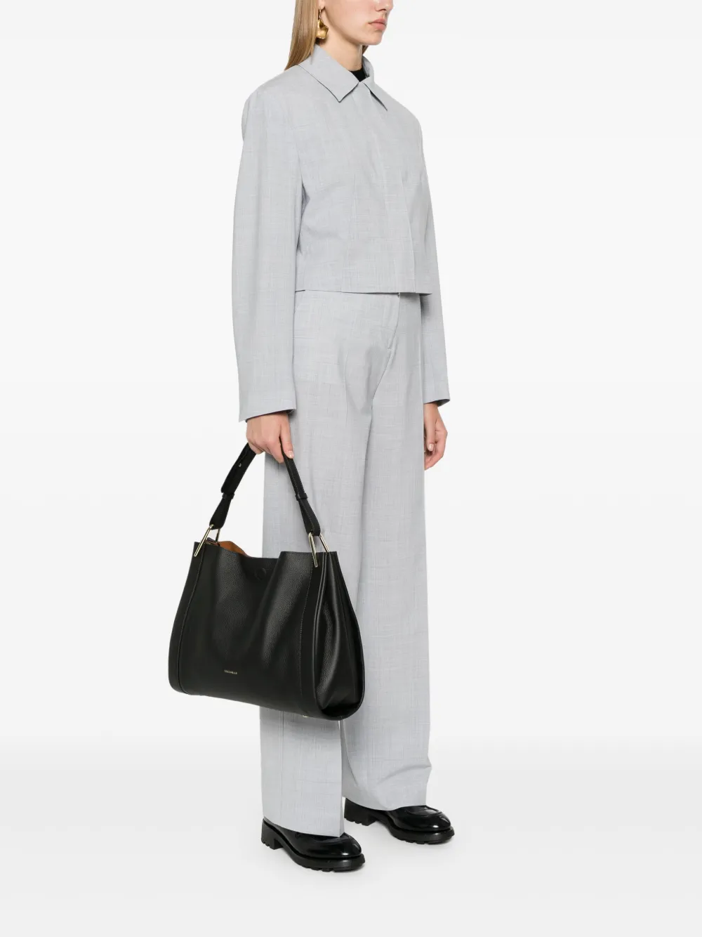 Coccinelle Leren shopper - Zwart