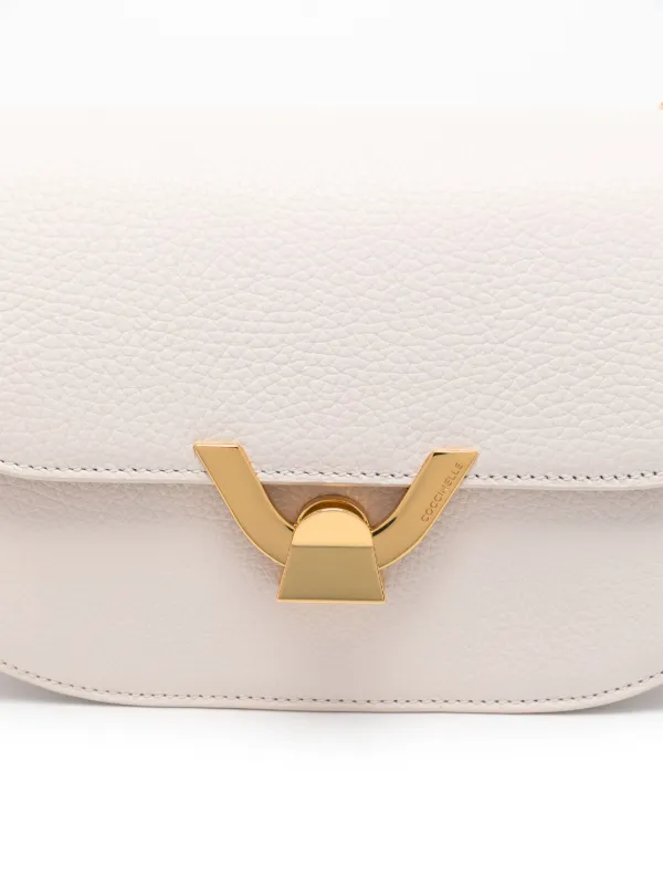 Coccinelle Medium Coccinelle Dew Shoulder Bag White FARFETCH IE