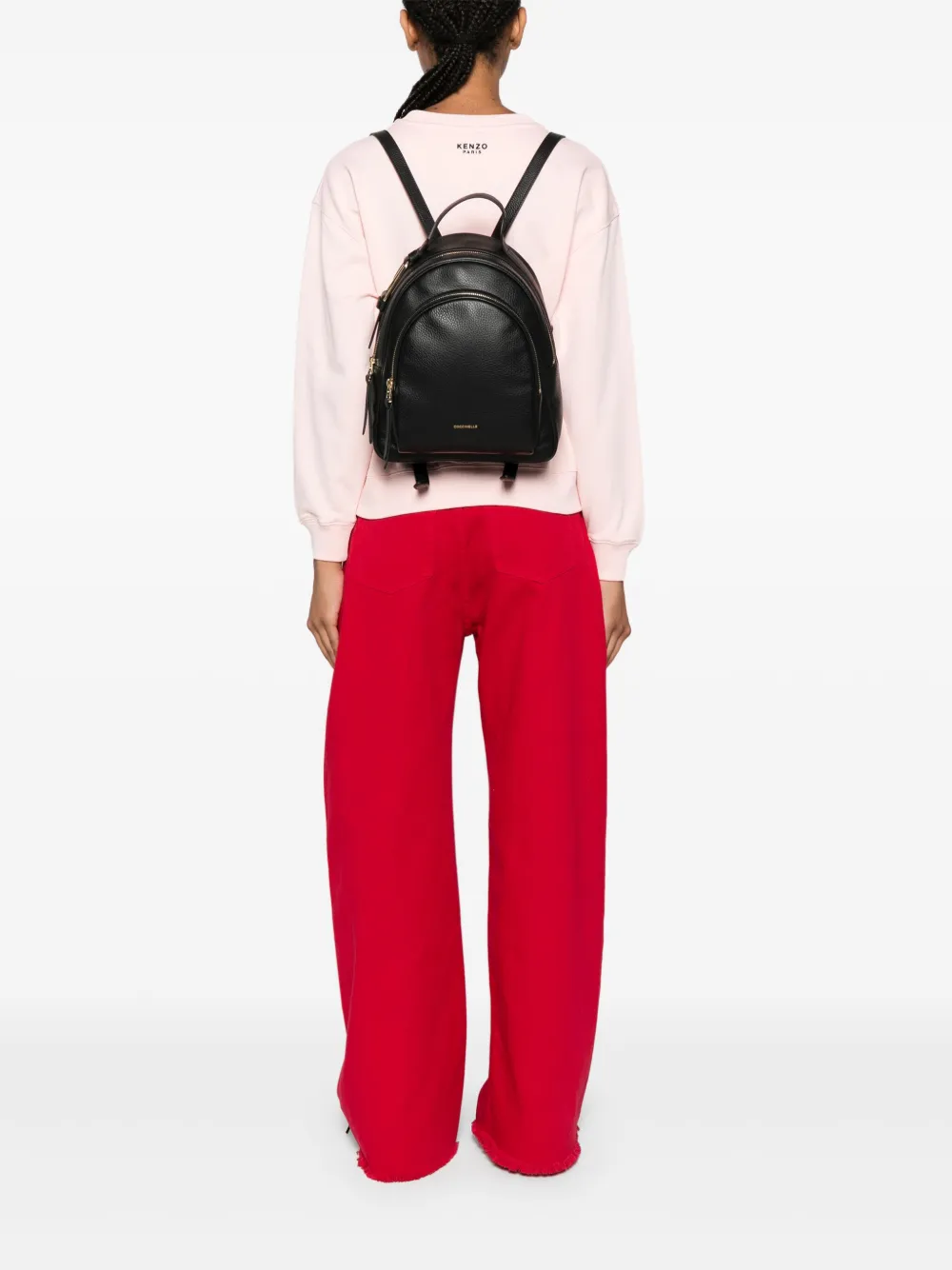 Coccinelle Gleen medium rugzak - Zwart