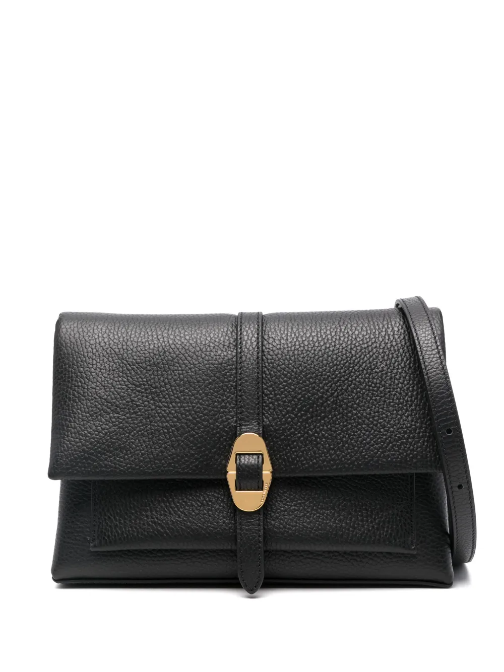 Coccinelle Dorian レザー ショルダーバッグ M - ブラック Coccinelle Dorian レザー ショルダーバッグ M - ブラック