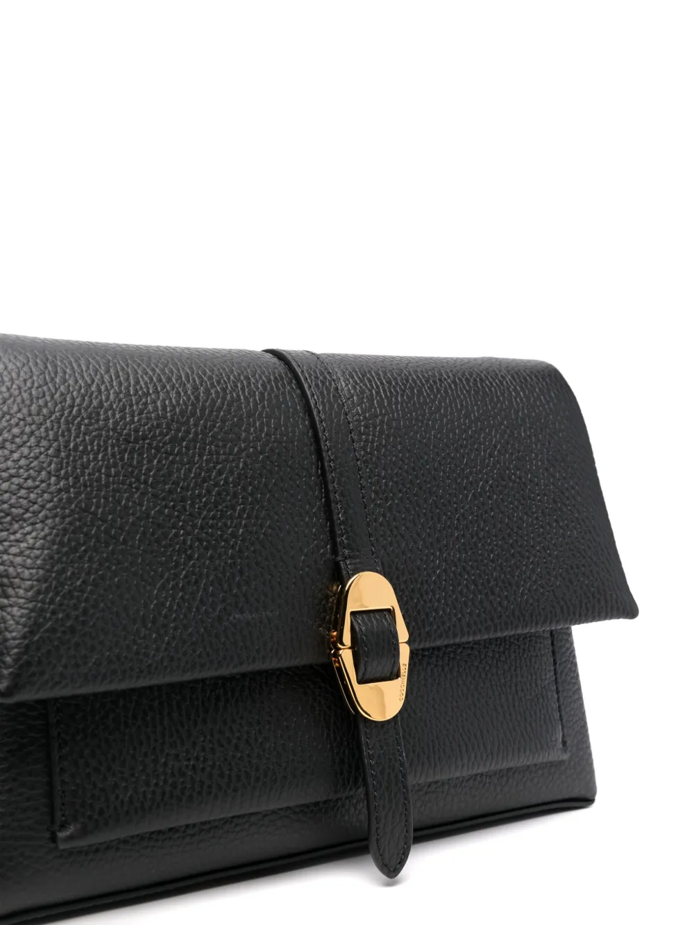 Shop Coccinelle Medium Dorian Leather Shoulder Bag In Black