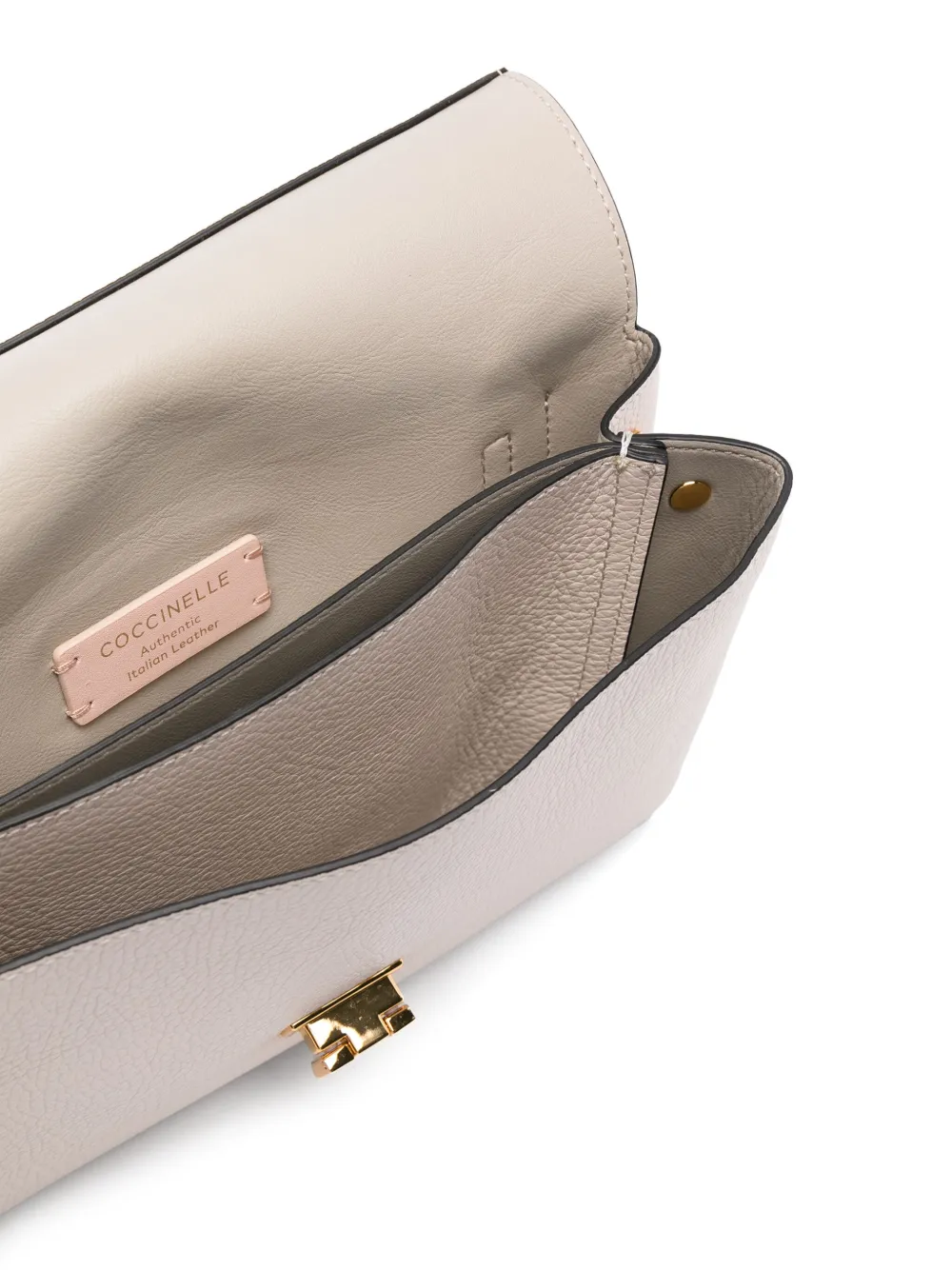 Shop Coccinelle Arlettis Leather Tote Bag In White