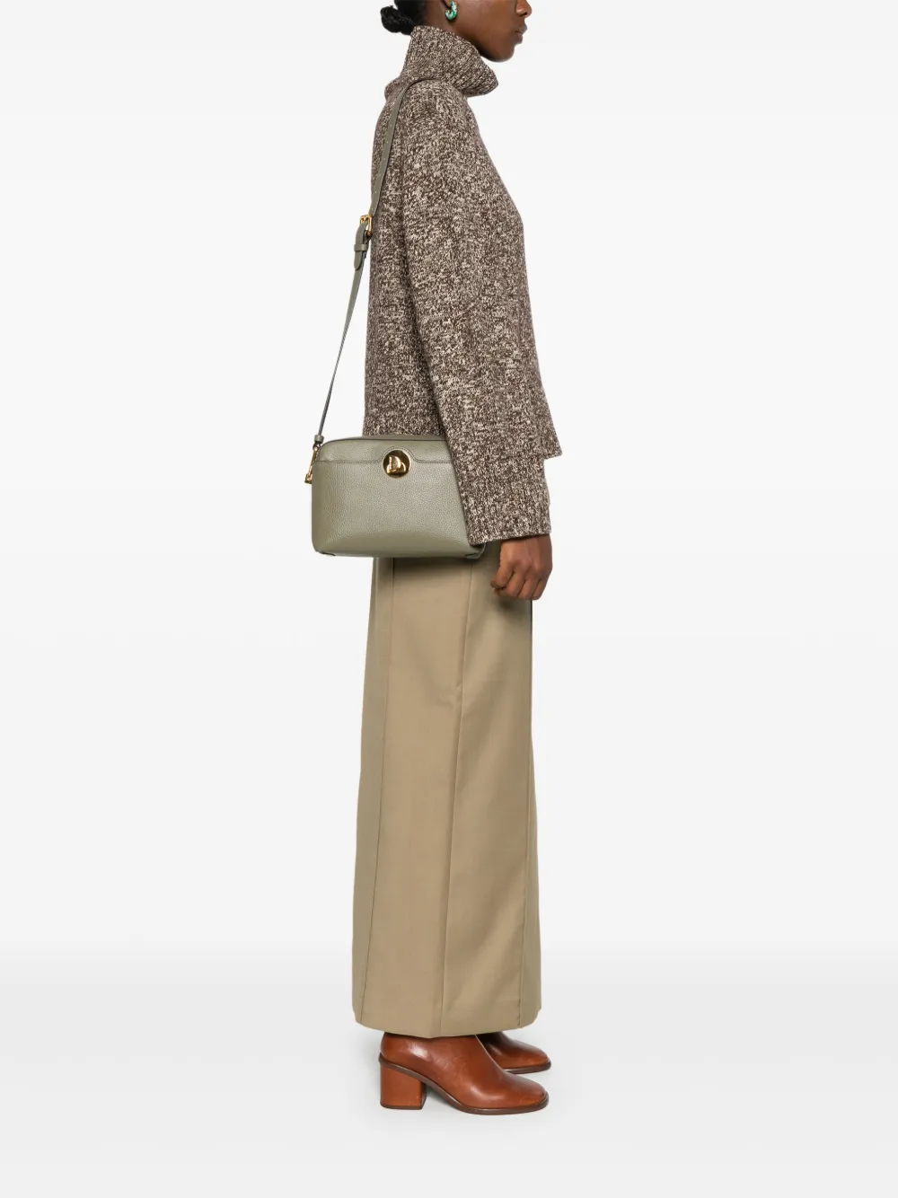 Coccinelle Liya medium crossbodytas - Groen