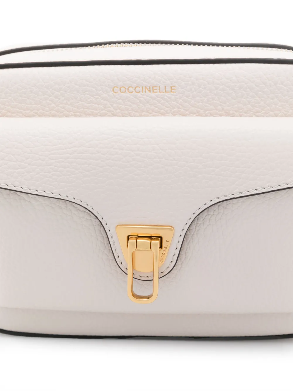 Coccinelle Soft Beat kleine crossbodytas Beige
