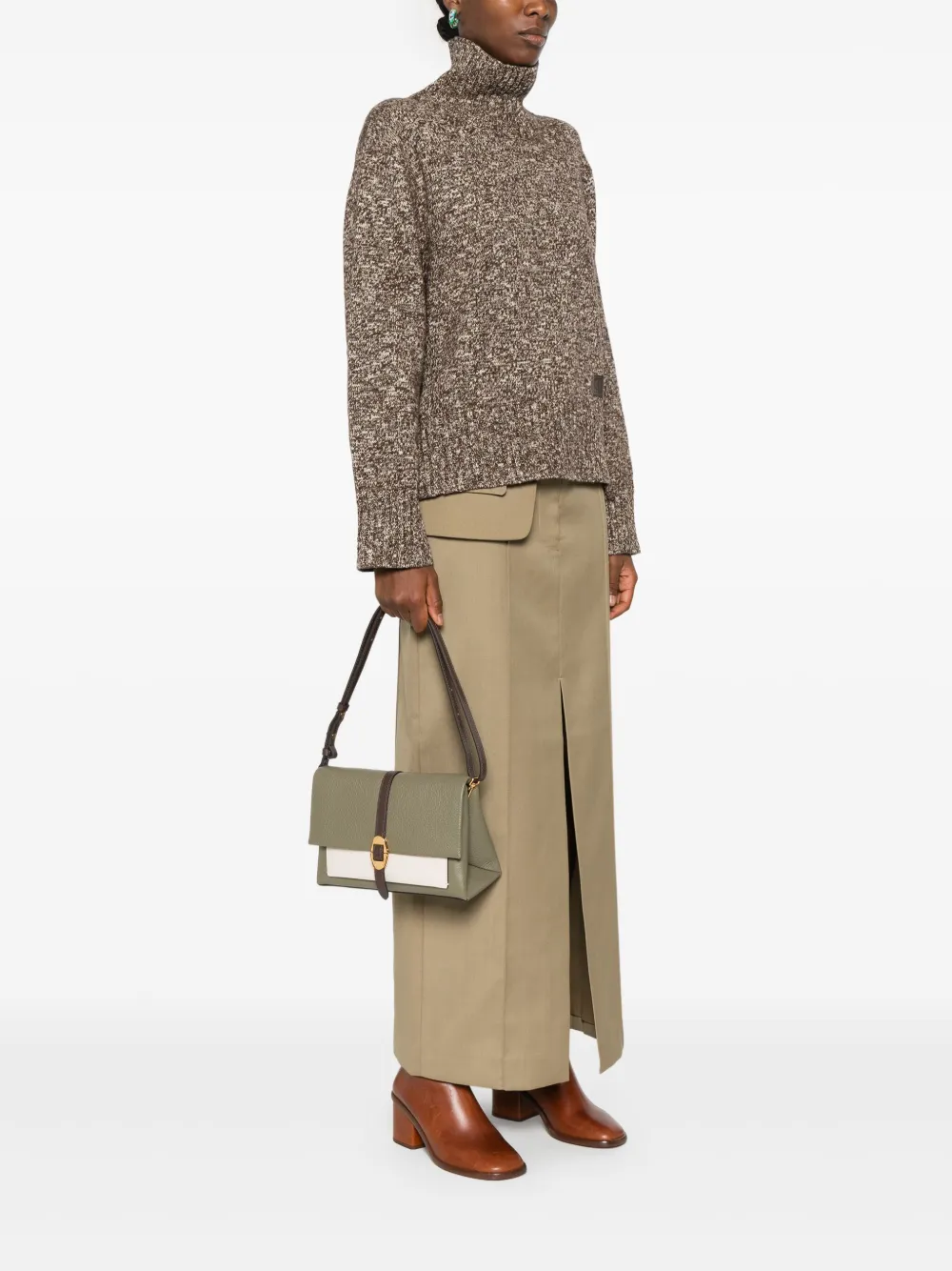 Coccinelle Dorian kleine clutch - Groen