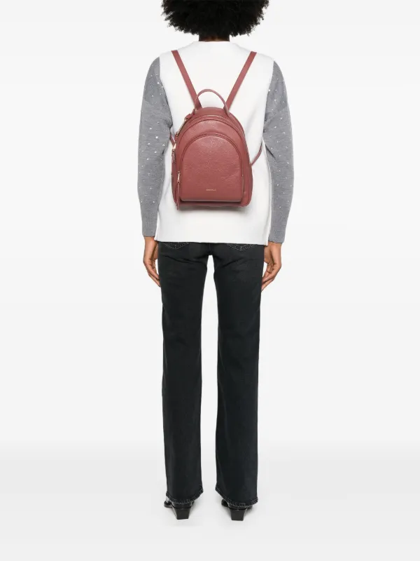 Coccinelle Sac a Dos Gleen Medium Rouge FARFETCH MA