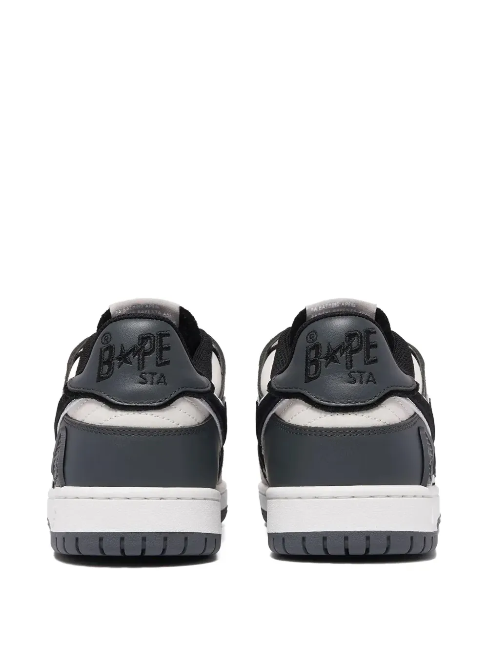 A BATHING APE star-patch sneakers Beige