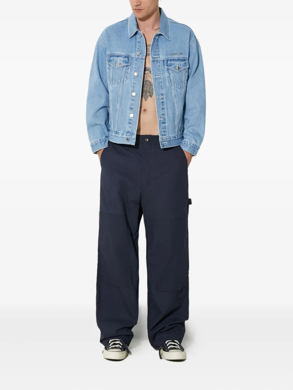 A BATHING APE® star-detail denim jacket | Denim Jackets | Image 2