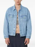 A BATHING APE® star-detail denim jacket - Blue