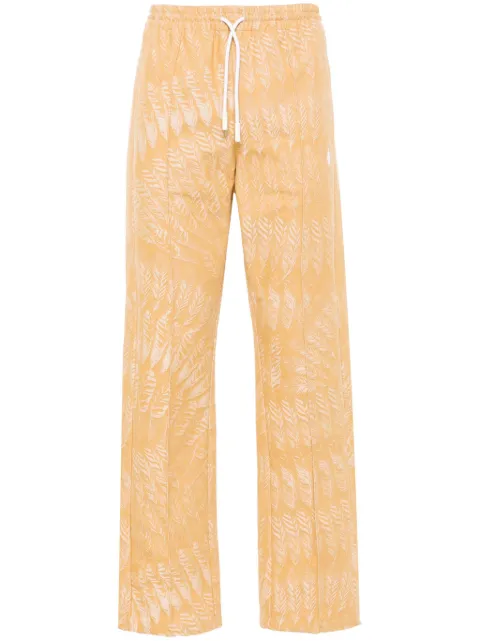 Marcelo Burlon County of Milan AOP Feather straight-leg trousers