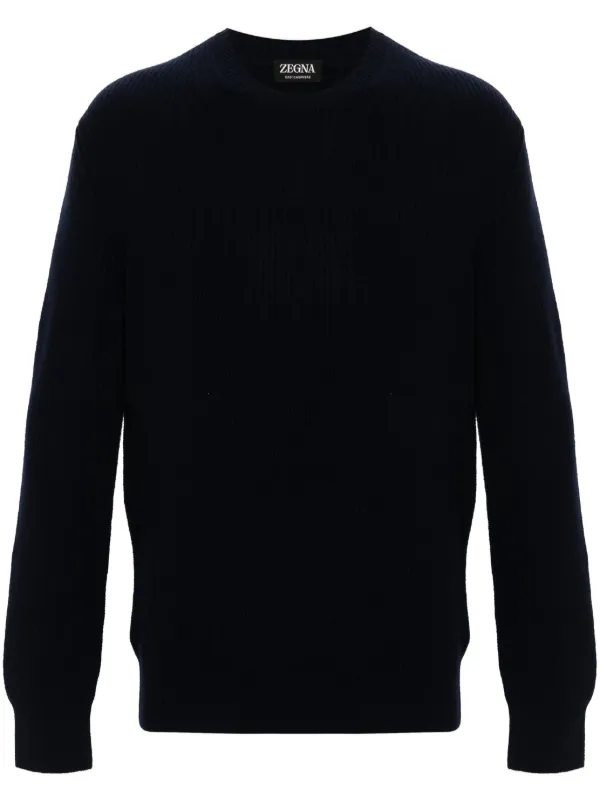 Zegna カシミア セーター | ブルー | FARFETCH JP