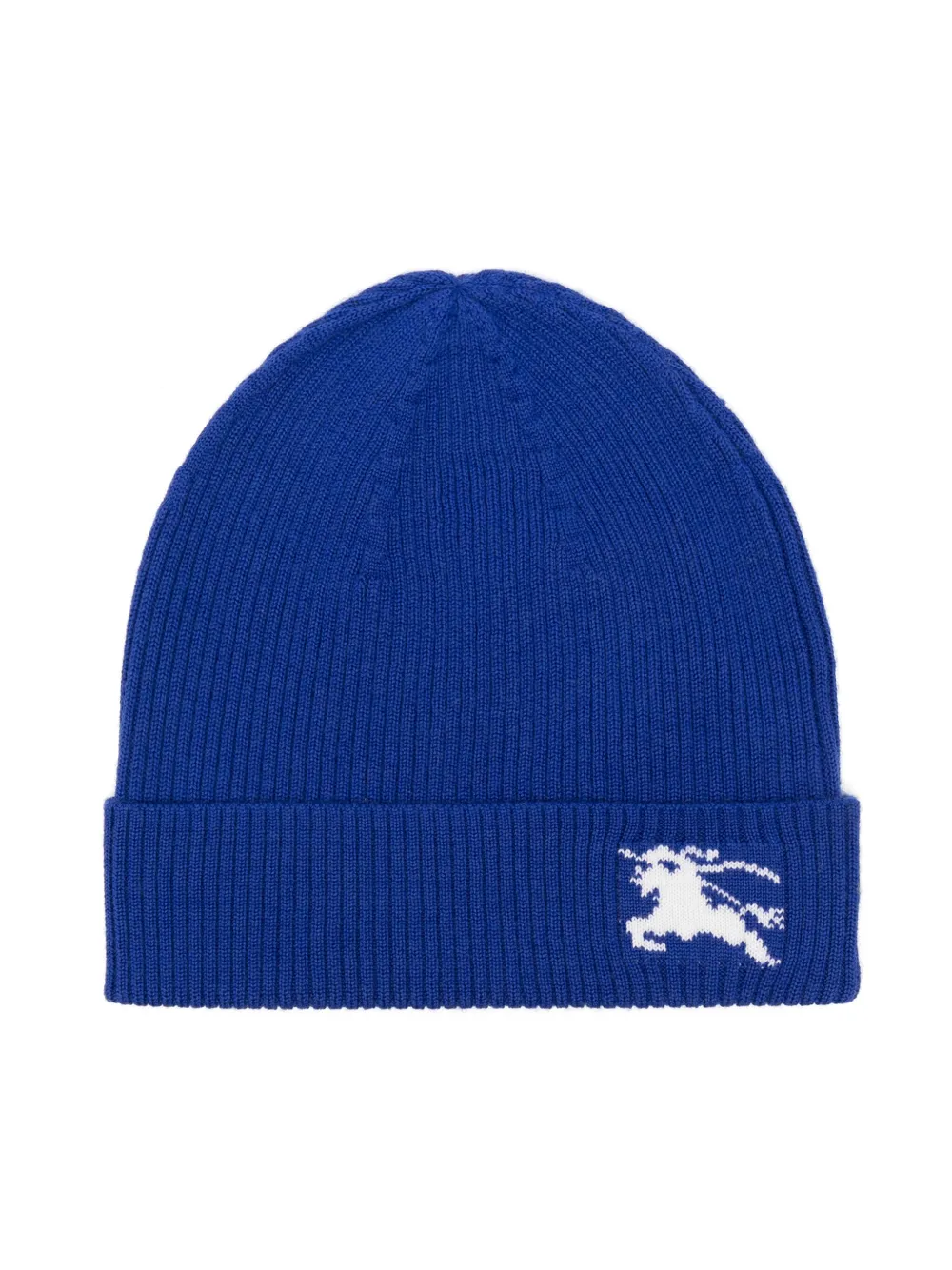 Burberry Kids Muts met Equestrian Knight-patroon Blauw