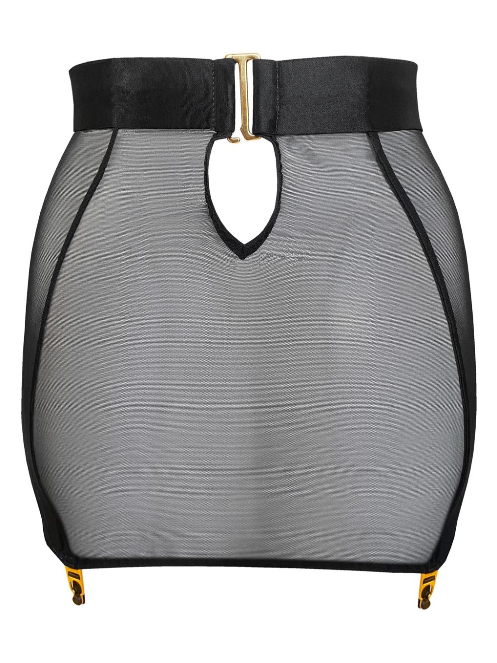 Bordelle Retta garter skirt - Zwart