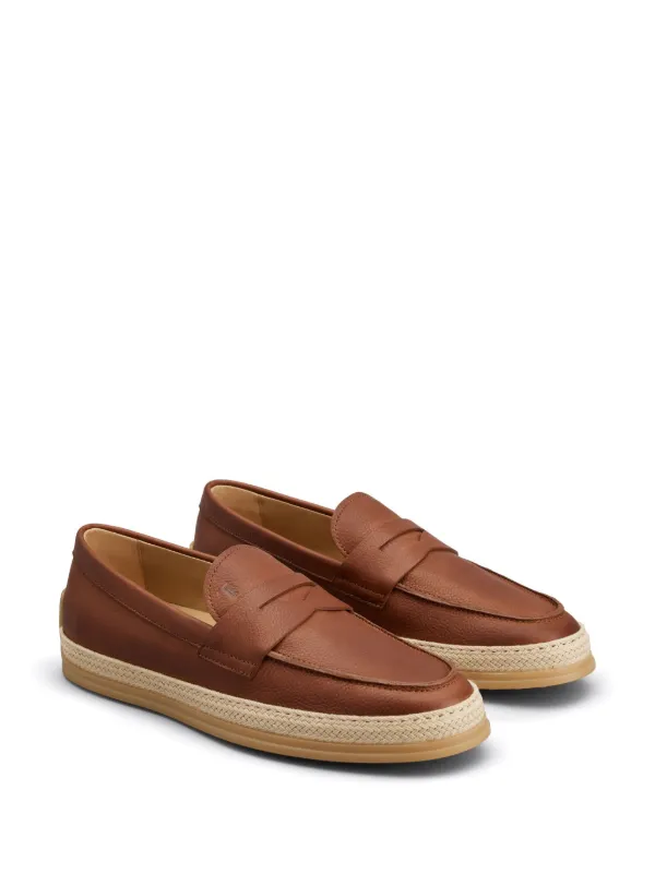 Tod's Mocasines slip-on Marrón FARFETCH PE