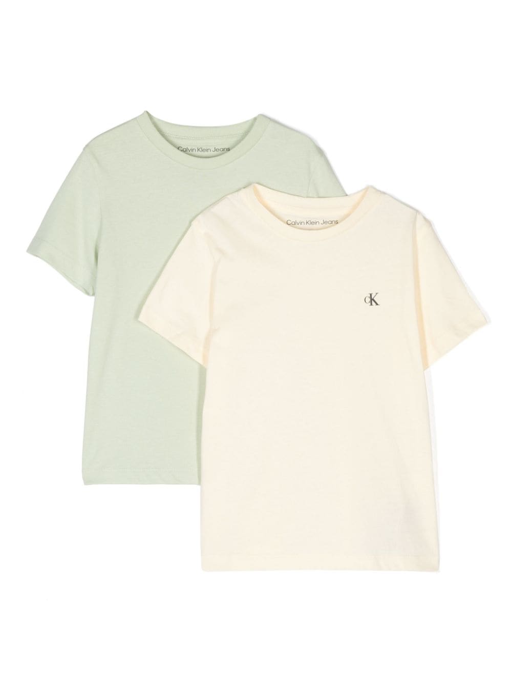 Calvin Klein Kids' Logo-print Cotton T-shirt (pack Of Two) In Multi