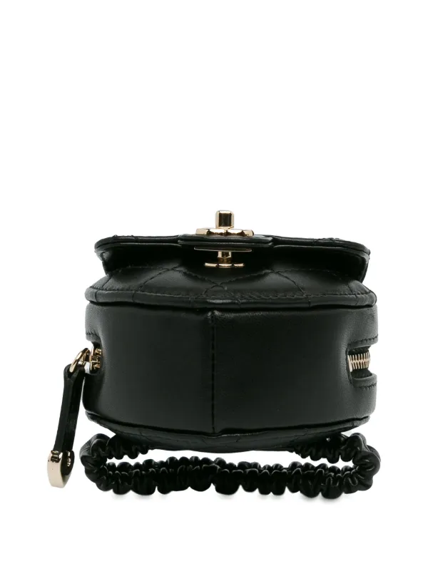 【CHANEL】コインケース／コインパース♡ハートココマーク♡ブラック CHANEL Pre-Owned 2021 ココマーク イン ラブ ハート コイン