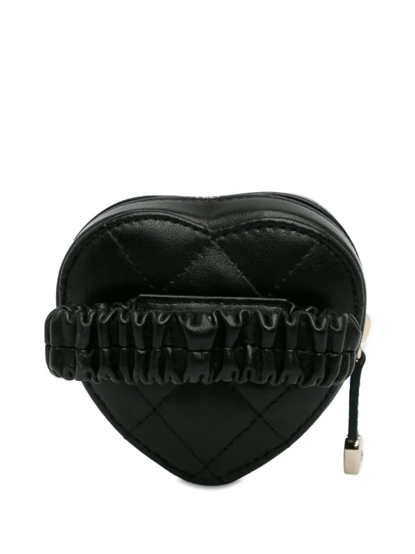 【CHANEL】コインケース／コインパース♡ハートココマーク♡ブラック CHANEL Pre-Owned 2021 ココマーク イン ラブ ハート コイン
