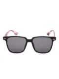A BATHING APE® camo-print square-frame sunglasses - Black