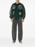 A BATHING APE® panelled varsity jacket - Green