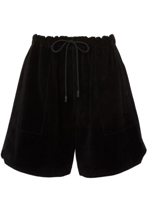 JW Anderson drawstring leather shorts