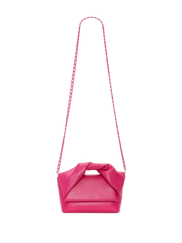 JW Anderson Medium Twister Crossbody Bag | Pink | FARFETCH JO