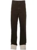 JW Anderson contrast turn-up jeans - Black