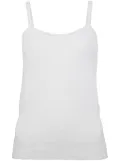 JW Anderson logo-embroidered pointelle top - White