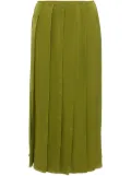 JW Anderson ribbon-panel midi skirt - Green