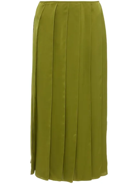 JW Anderson ribbon-panel midi skirt