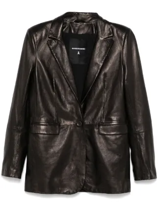 Patrizia Pepe レザージャケット | ブラック | FARFETCH JP