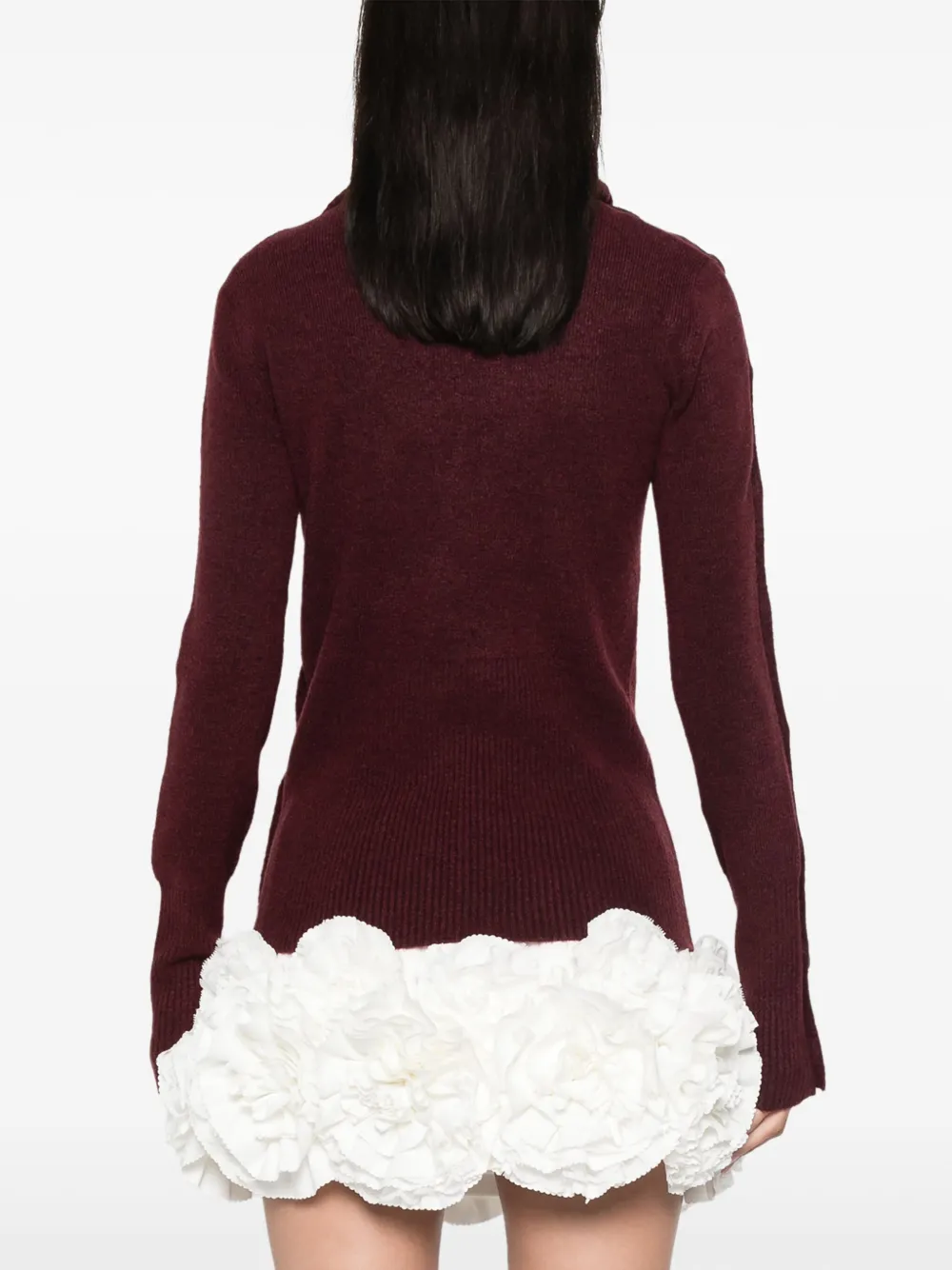 Patrizia Pepe Trui met knopen Rood