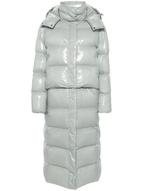 Patrizia Pepe high-shine padded coat