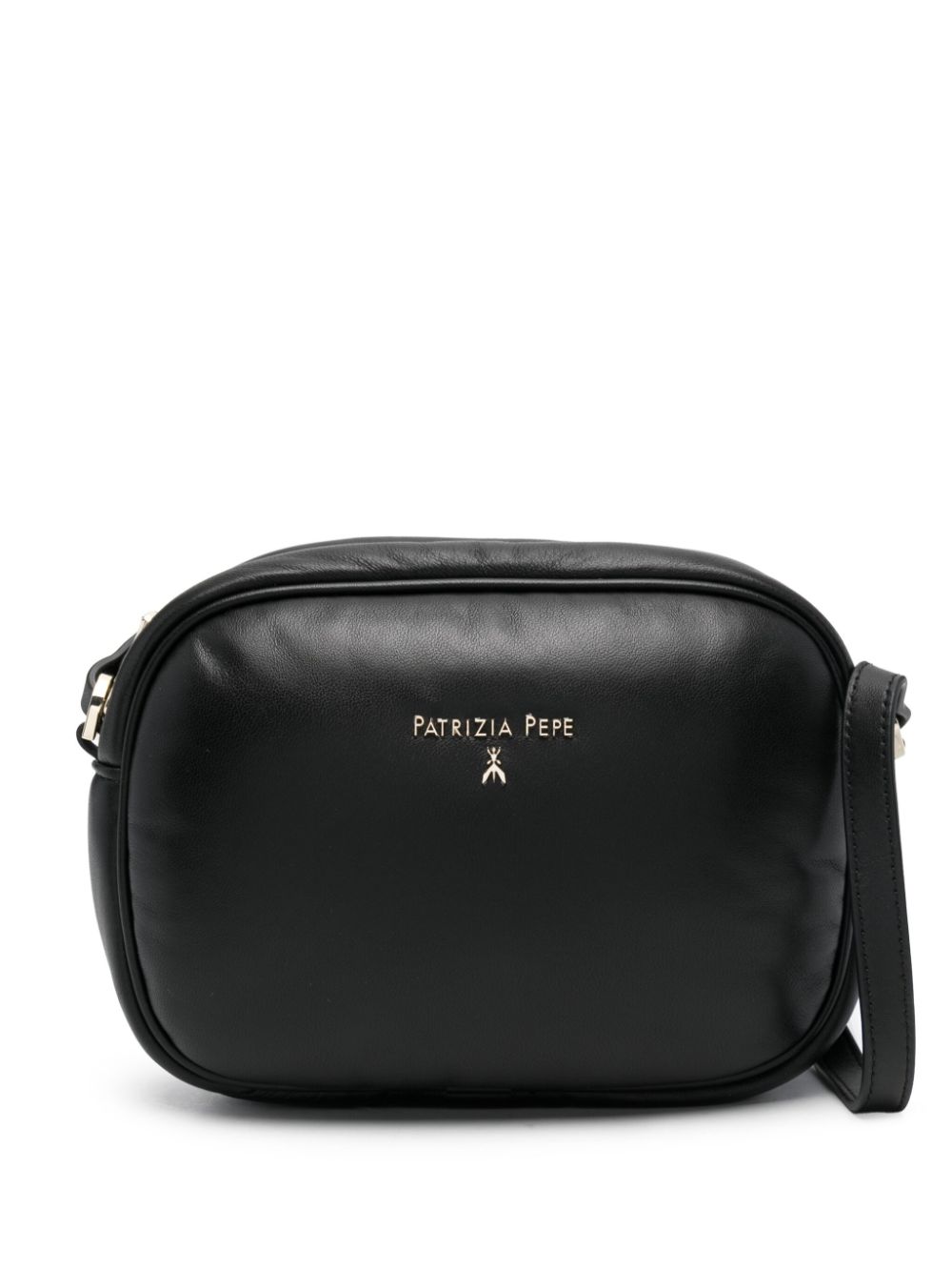 Patrizia Pepe leather camera bag - Black