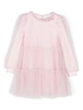 Monnalisa tulle mini dress - Pink