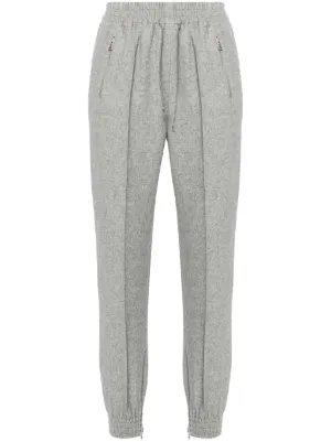パンツ Ermanno Scervino Tailored Grey Track Pants Ermanno Scervino Trousers – Clean Structured Tailoring