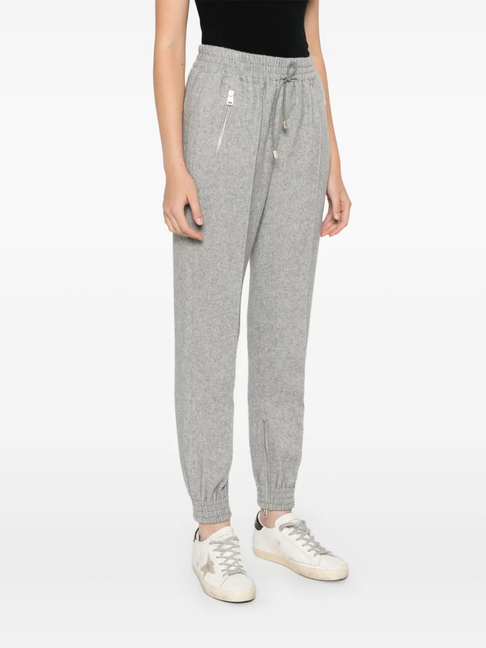 Ermanno Scervino High waist broek Grijs