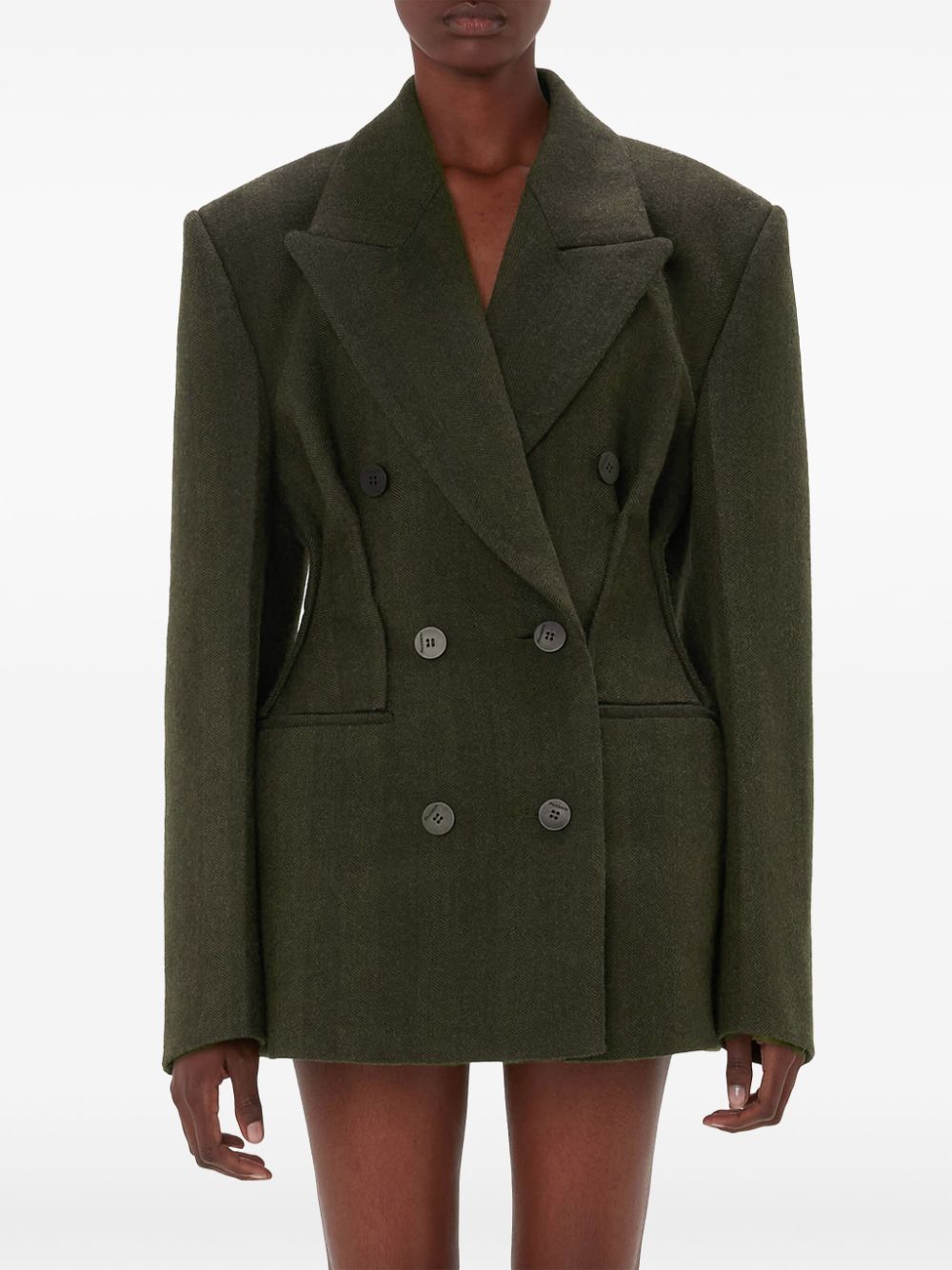 JW Anderson double-breasted hourglass blazer Women