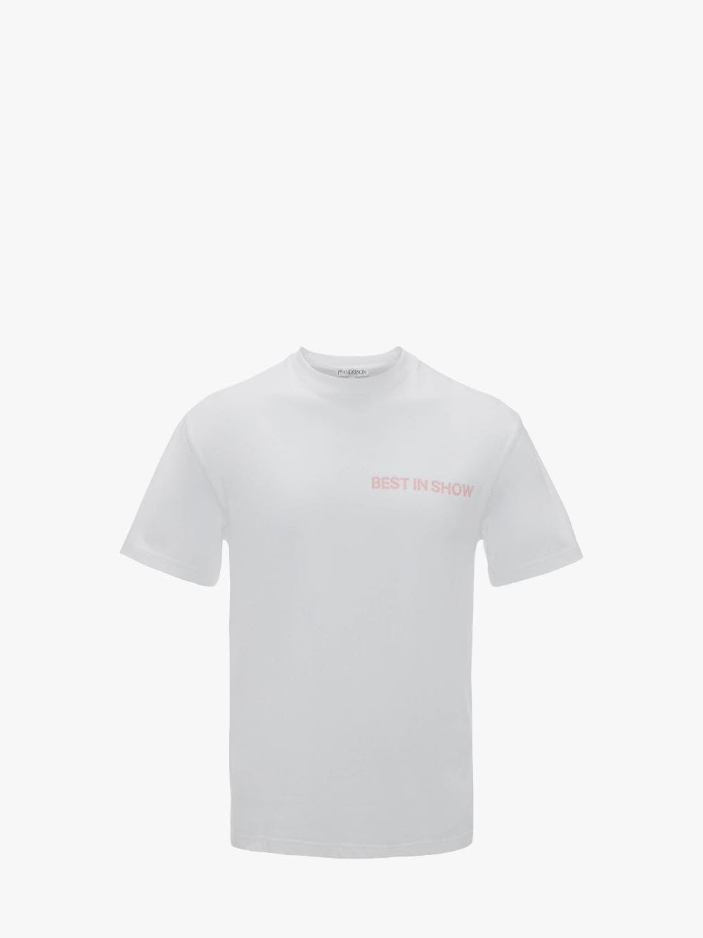 Jw Anderson Best In Show Back Print T-shirt In White