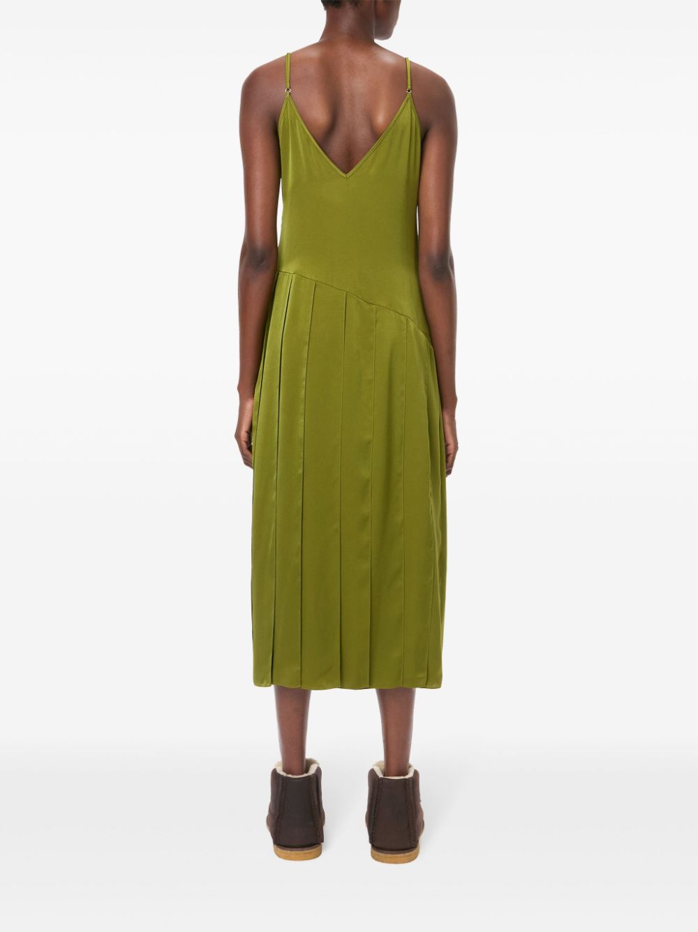 JW Anderson ribbon-panel midi dress Women