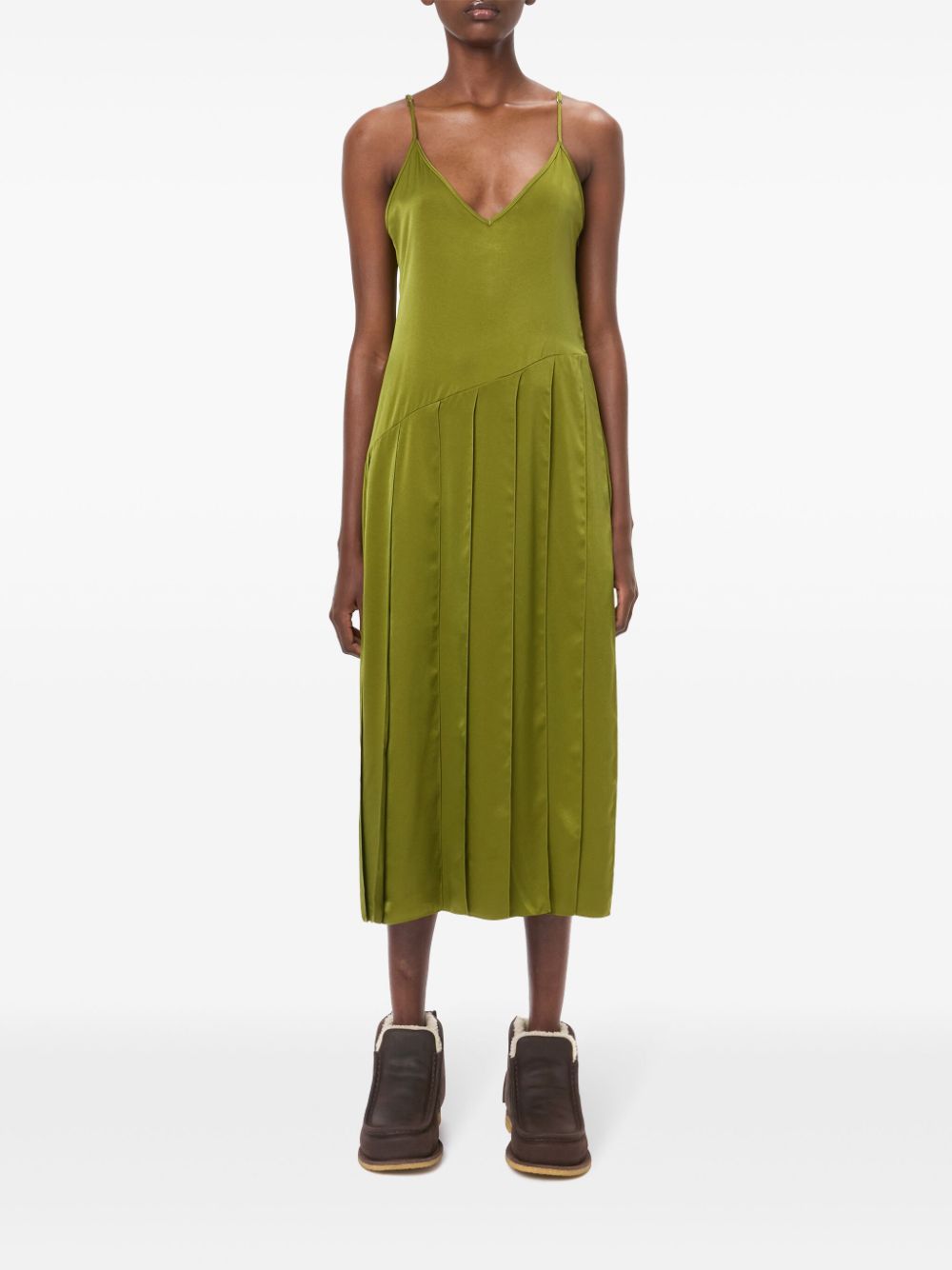 JW Anderson ribbon-panel midi dress Women