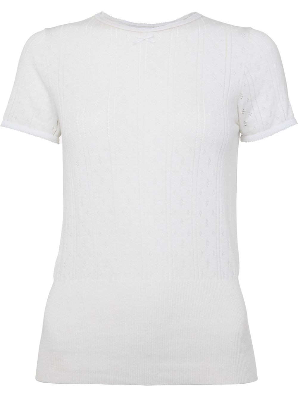 JW Anderson pointelle cap-sleeve top Women