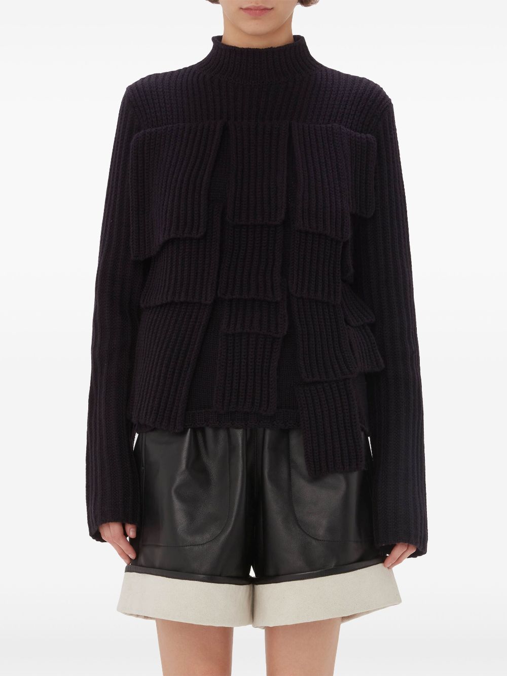 JW Anderson panelled flap sweater Women