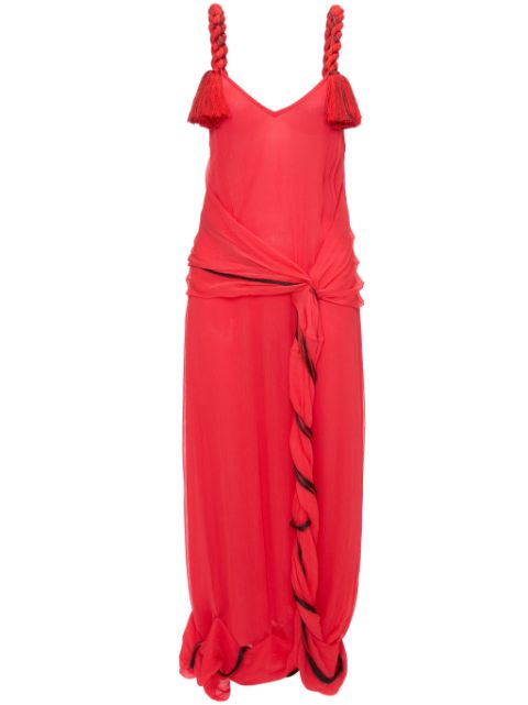 JW Anderson tassel-strap twisted dress Women