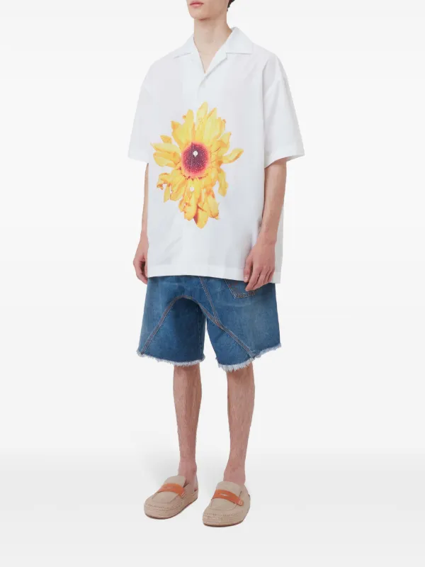 Tシャツ・カットソー JW Anderson JT0227 PG0772 ORANGE PRINT T-shirt JW Anderson Orange Print T-Shirt » bestel nu online!