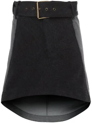 JW ANDERSON デニムスカート JW Anderson ダメージデニム ハイブリッド スカート | ブルー