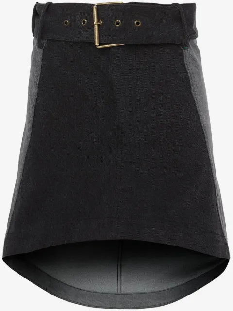 JW Anderson panelled mini denim skirt 
