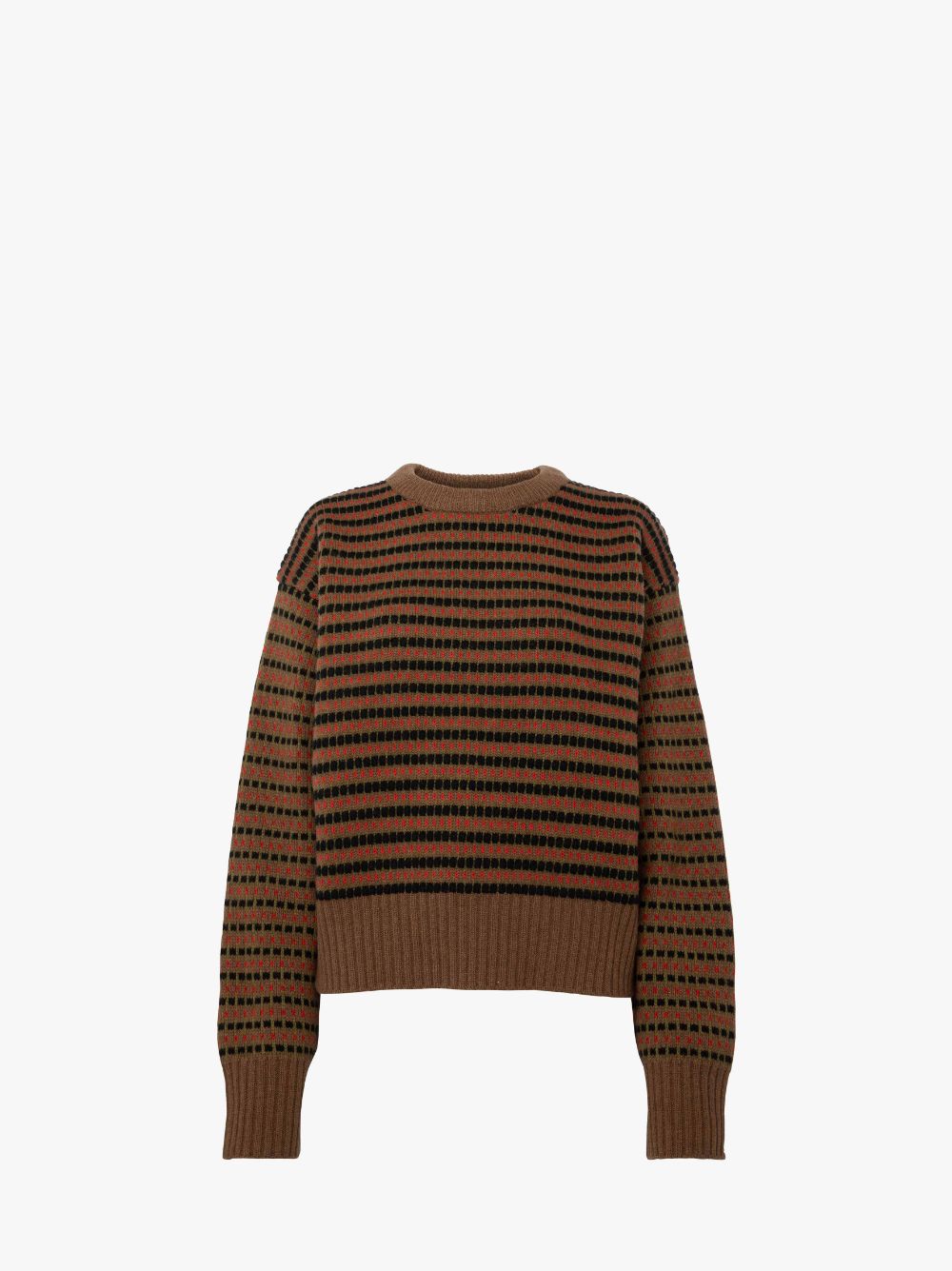 JW ANDERSON STRIPED JACQUARD SWEATER 