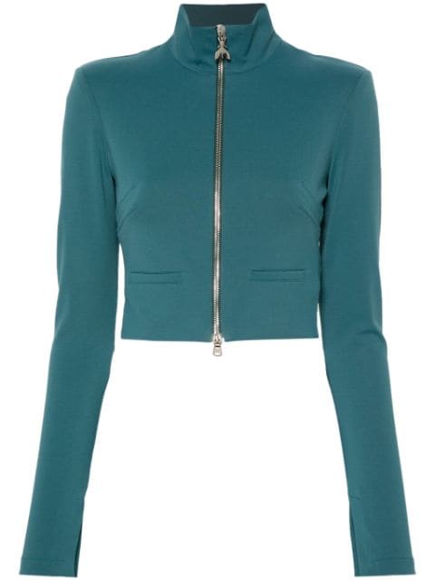 Patrizia Pepe high-neck biker jacket