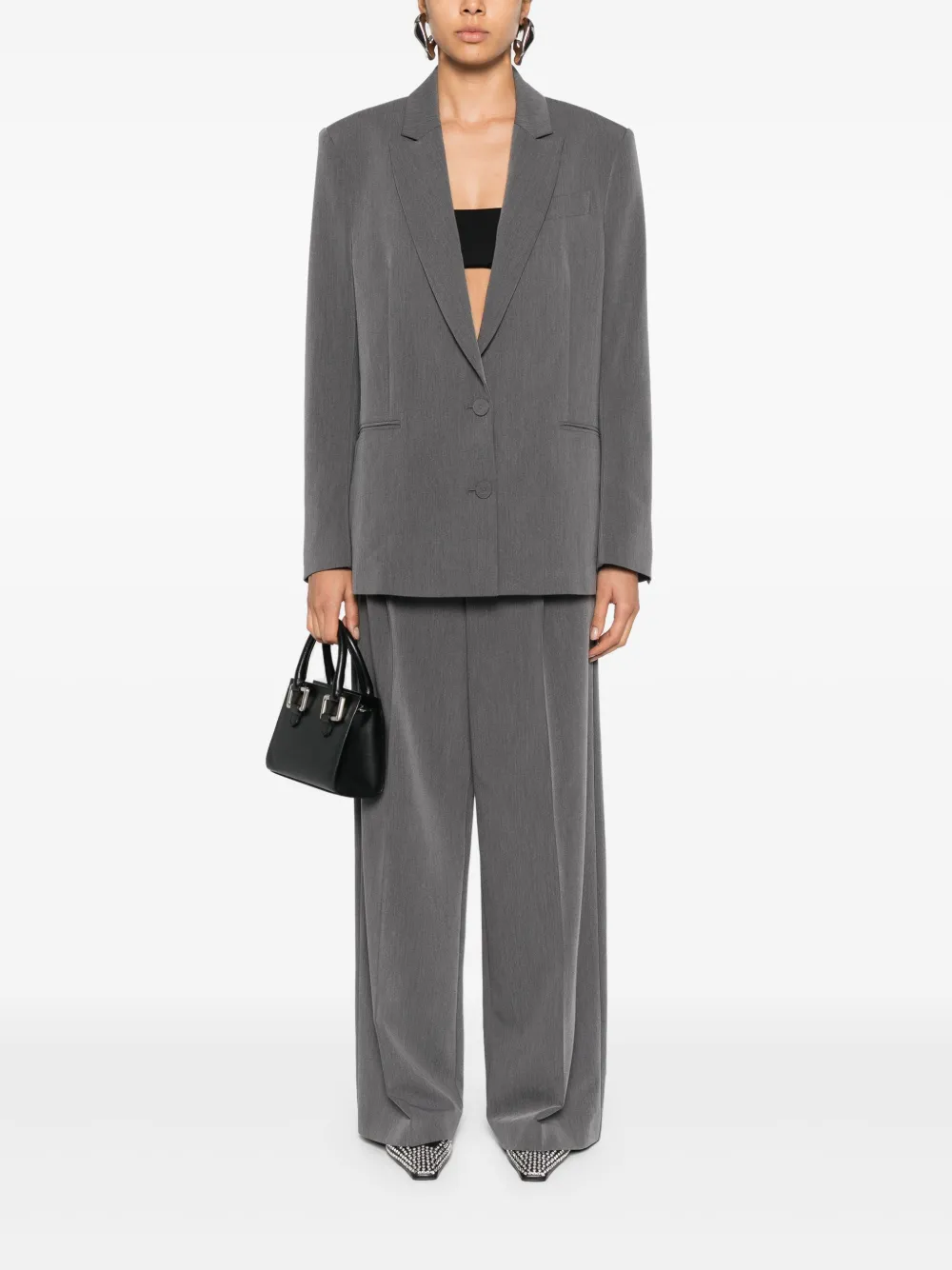 Patrizia Pepe Essential trousers - Grijs