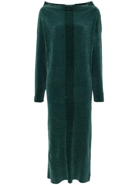 Patrizia Pepe logo-charm midi dress